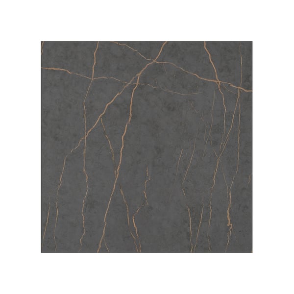 RUNSBÄCK Custom made wall panel, matt black/brown stone effect/high pressure porcelain, 1 m²x2.0 cm
