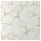Option: RUNSBÄCK Custom made wall panel, matt white/marble effect high pressure porcelain, 1 m²x2.0 cm