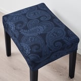 SAKARIAS Stool, black/Kvillsfors