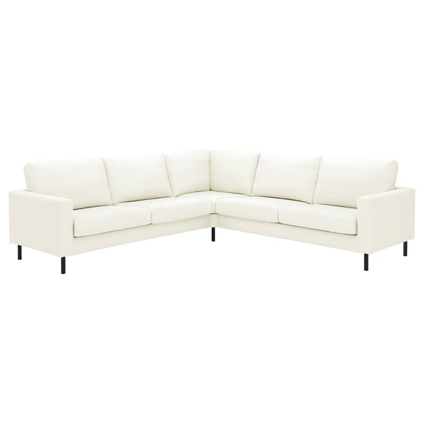 SALTSJÖBADEN Corner sofa, 4-seat, Blekinge white