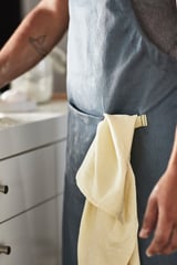 SANDVIVA Apron, blue, 69x85 cm