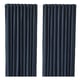 SANELA Room darkening curtains, 1 pair, dark blue, 140x300 cm