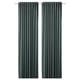 SANELA Room darkening curtains, 1 pair, grey-green, 140x300 cm