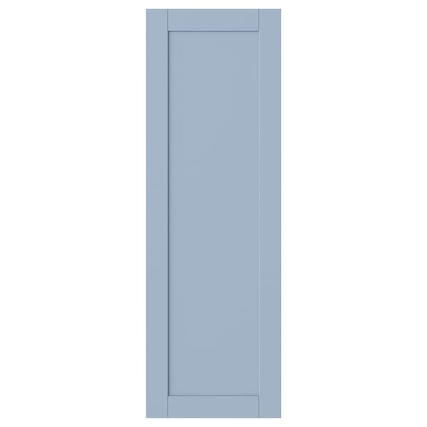 SANNIDAL Door with hinges, blue, 40x120 cm