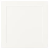 SANNIDAL Door with hinges, white, 60x60 cm
