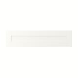 SANNIDAL Drawer front, white, 80x20 cm