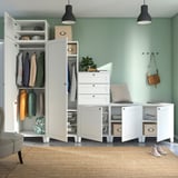 SANNIDAL Drawer front, white, 60x20 cm