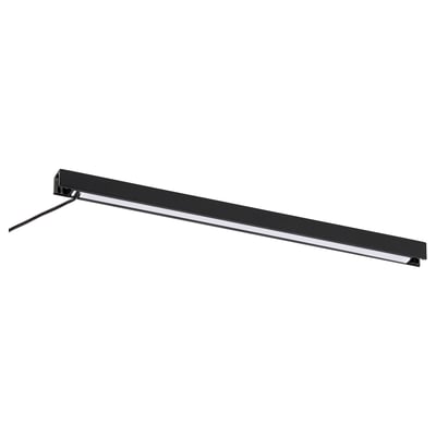 Black ikea SILVERGLANS led light for bathroom.