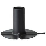 SKALLRAN Table lamp base, dark grey/metal