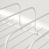 SKYGGFISK Dish drainer, white/extendable
