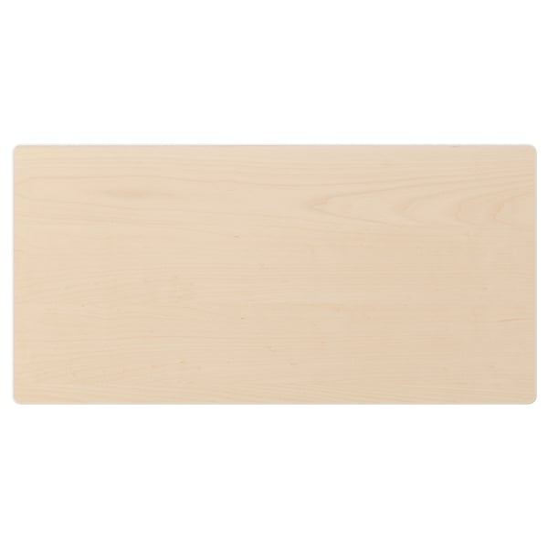 SMÅSTAD birch-patterned front in natural wood, smooth design, for konstruera drawer.