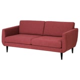 SMEDSTORP 3-seat sofa, Lejde red/brown/black