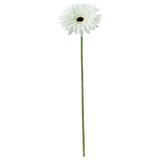 SMYCKA Artificial flower, Gerbera/white, 50 cm