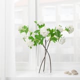 SMYCKA Artificial flower, snowball/white, 60 cm