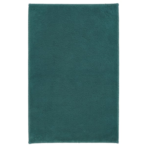 SÖDERSJÖN Bath mat, grey-turquoise, 50x80 cm