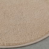 SÖDERSJÖN Bath mat, light beige/round, 55 cm