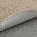 SÖDERSJÖN Bath mat, light beige/round, 55 cm