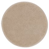 SÖDERSJÖN Bath mat, light beige/round, 55 cm