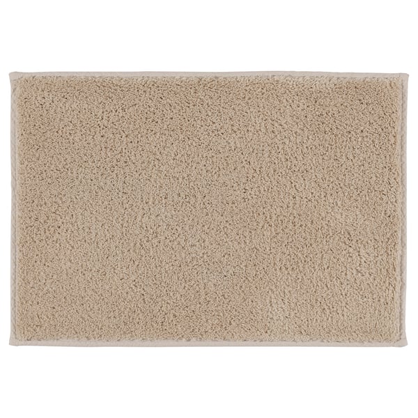 SÖDERSJÖN Bath mat, light beige, 40x60 cm