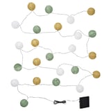 SOLVINDEN LED lighting chain with 24 lights, outdoor/solar-powered multicolour