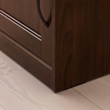 SONGESAND Bedside table, brown, 42x40 cm
