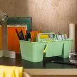 STACKSTOD Desk organiser, light green, 32x18x16 cm
