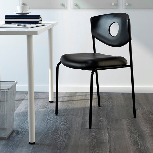 STOLJAN Conference chair, black/black
