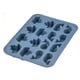 Blue IKEA SURSÖT ice cube tray in grey, playful shapes for summer drinks.