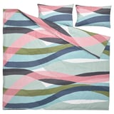 SVALSTJÄRTAR Duvet cover and 2 pillowcases, multicolour, 240x220/50x80 cm