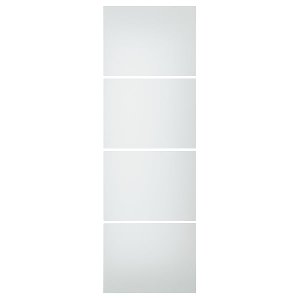 SVARTISDAL 4 panels for sliding door frame, white paper effect, 75x236 cm