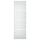 Option: SVARTISDAL 4 panels for sliding door frame, white paper effect, 75x236 cm