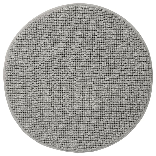 TOFTBO bath mat, grey-white mélange, 55 cm - IKEA