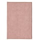 TOFTBO bath mat, light pink, rectangle, textured with raised bumps for grip, soft microfiber.