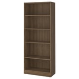 TONSTAD Bookcase, brown stained oak veneer, 82x37x201 cm