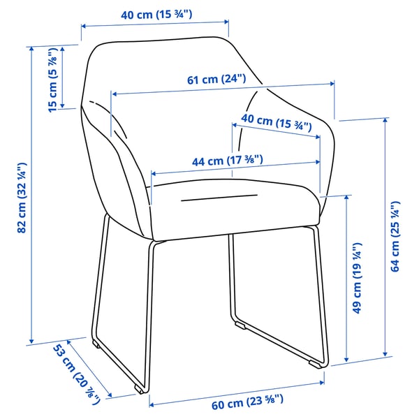 TONSTAD / TOSSBERG Table and 4 chairs, off-white/Gunnared beige white, 140/196x85 cm