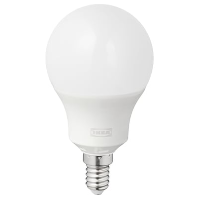 TRÅDFRI LED bulb E14 470 lumen, smart wireless dimmable/colour and white spectrum globe