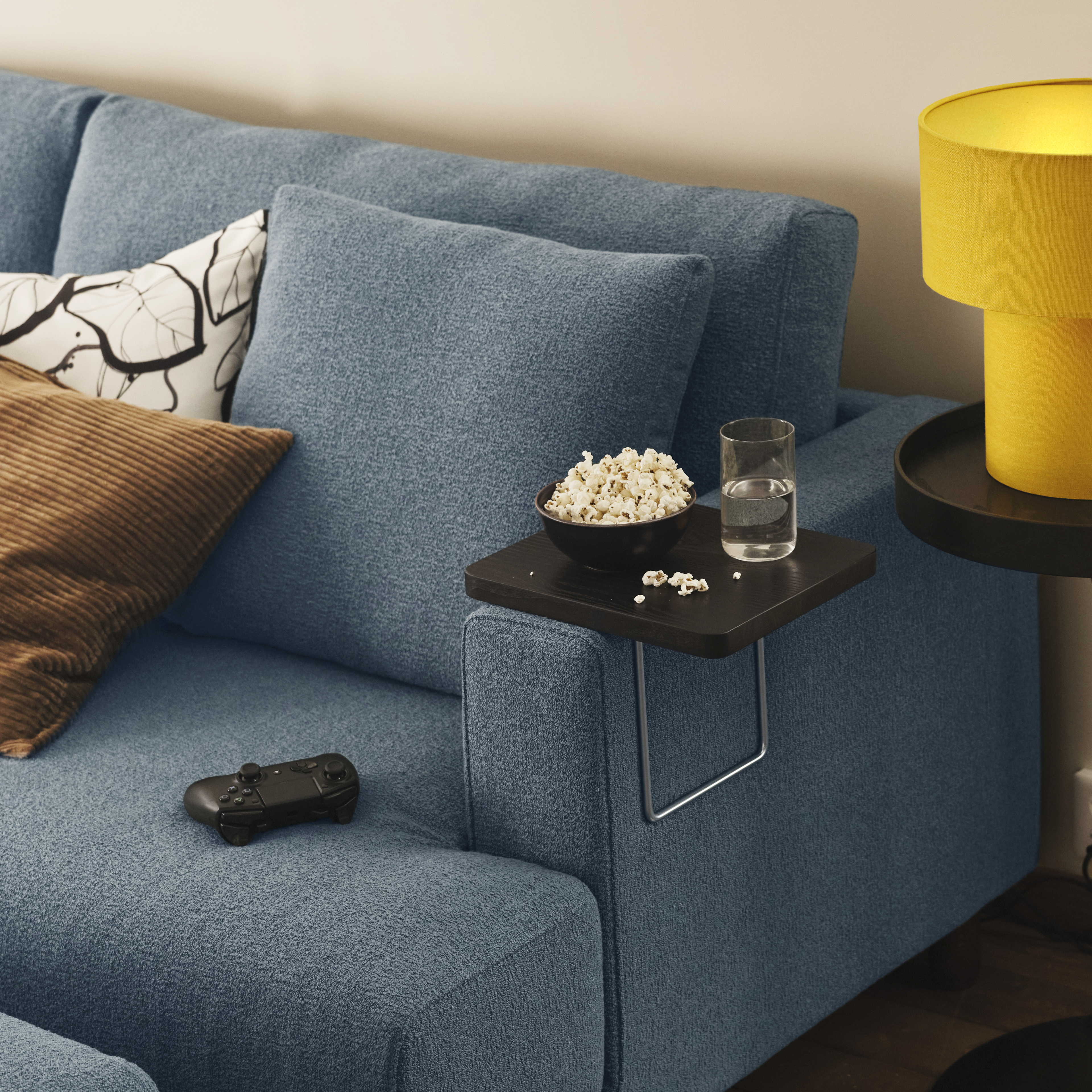 TRANERED Armrest tray, dark brown