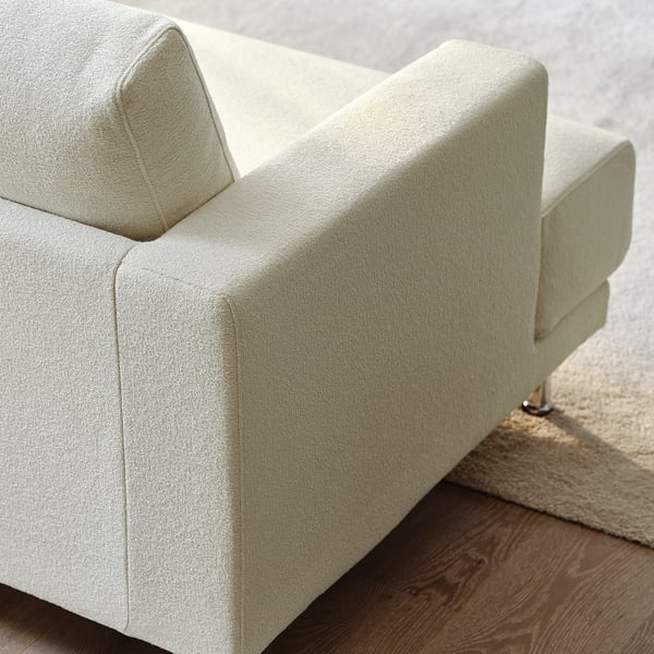 UPPÅKRA 1.5-seat module, with armrest left/Axvall off-white
