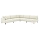 UPPÅKRA Modular corner sofa, 6 seat, with open end, right/Axvall off-white