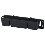 UPPDATERA Box with slider, anthracite, 50x15x12 cm