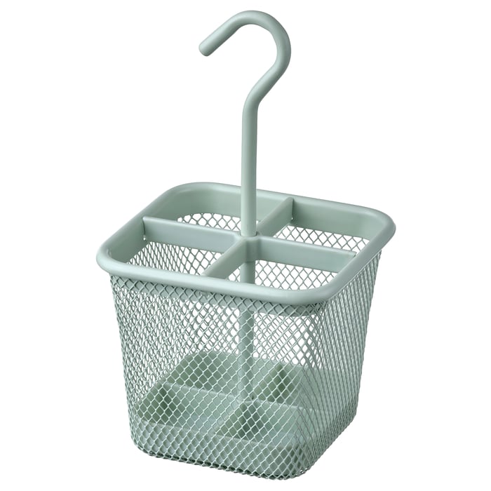 UPPDATERA cutlery caddy, pale green, 12x12 cm IKEA