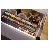 UPPDATERA Sliding organiser for drawer, grey, 60 cm