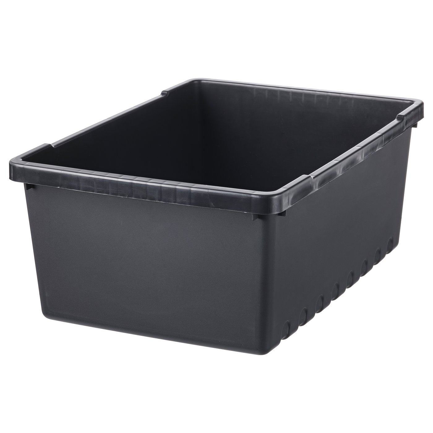 UPPSNOFSAD storage box, black, 35x25x14 cm/9 l IKEA
