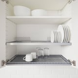 UTRUSTA Dish drainer for wall cabinet, 80x35 cm
