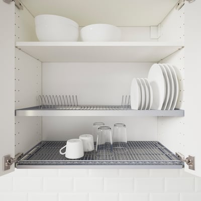 UTRUSTA Dish drainer for wall cabinet, 80x35 cm