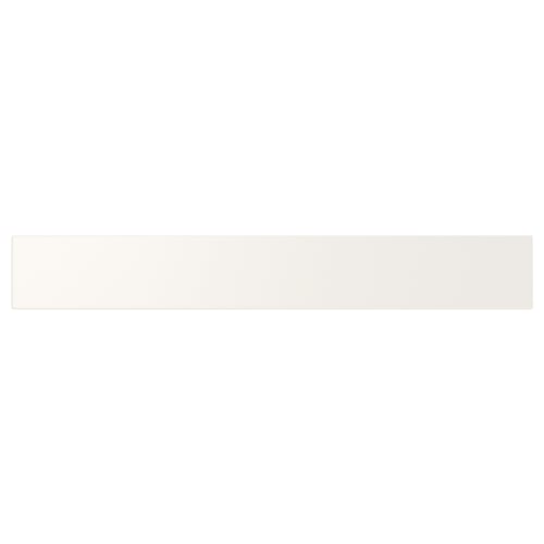 UTRUSTA drawer front, white. Smooth, lacquered fibreboard, modern design.