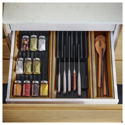 UTRUSTA Drawer front, low, white, 60 cm