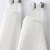 VÅGSJÖN Bath sheet, white, 100x150 cm