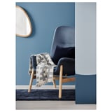 VEDBO High-back armchair, Gunnared blue