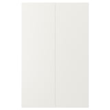 VEDDINGE 2-p door f corner base cabinet set, white, 25x80 cm